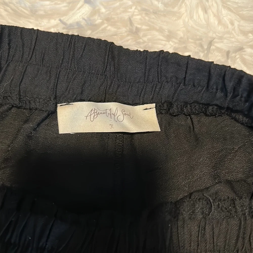 Black Ruffled Skort - Picture 2 of 3
